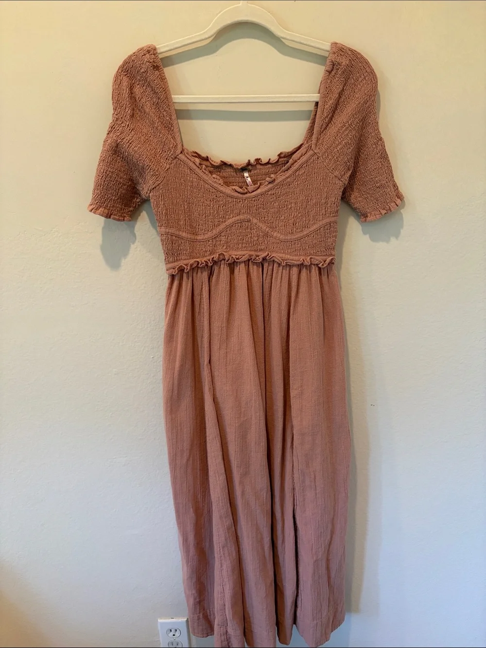 Free People smocked square